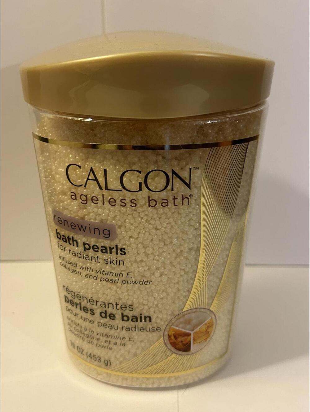 Calgon Ageless Bath Renewing Bath Pearls with Vitamin E